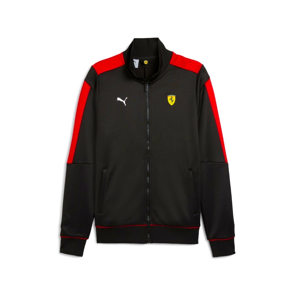 Puma Black and Red Men's Varsity Jacket